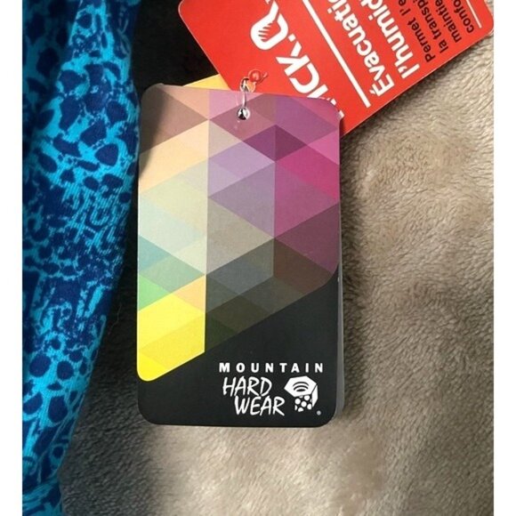 Mountain Hard Wear Women Sleeveless Blue Teal Dryspun Batika Waist Dress UPF 25 - Picture 12 of 12